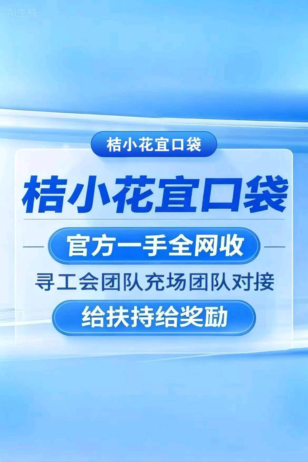 王先生地推项目桔小花,宜口袋拉新