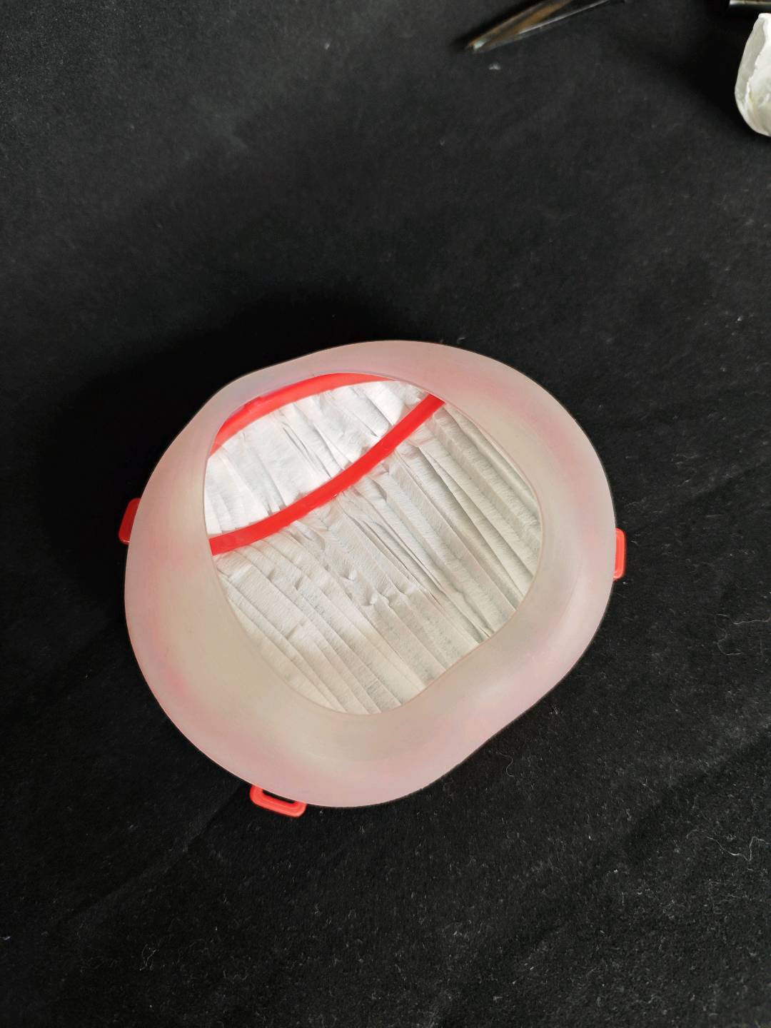 刘永录品牌货源新型口罩，重17.4克，硅胶密封，ptfe纳米滤材，折叠滤纸