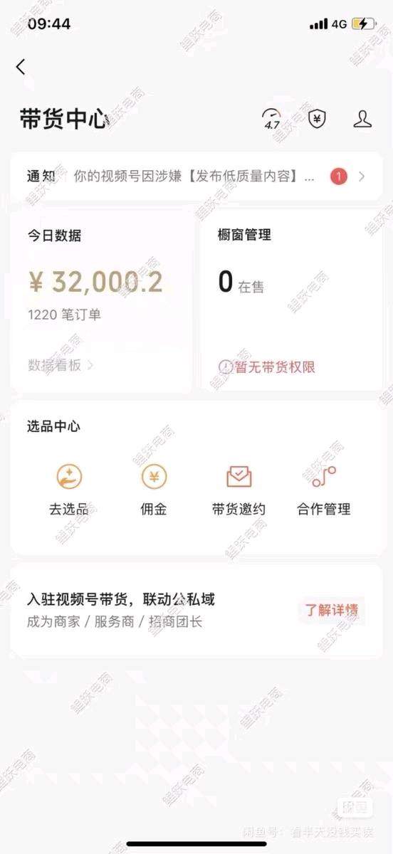 梁先生其他供需视频号橱窗带货，日收益*次日结！