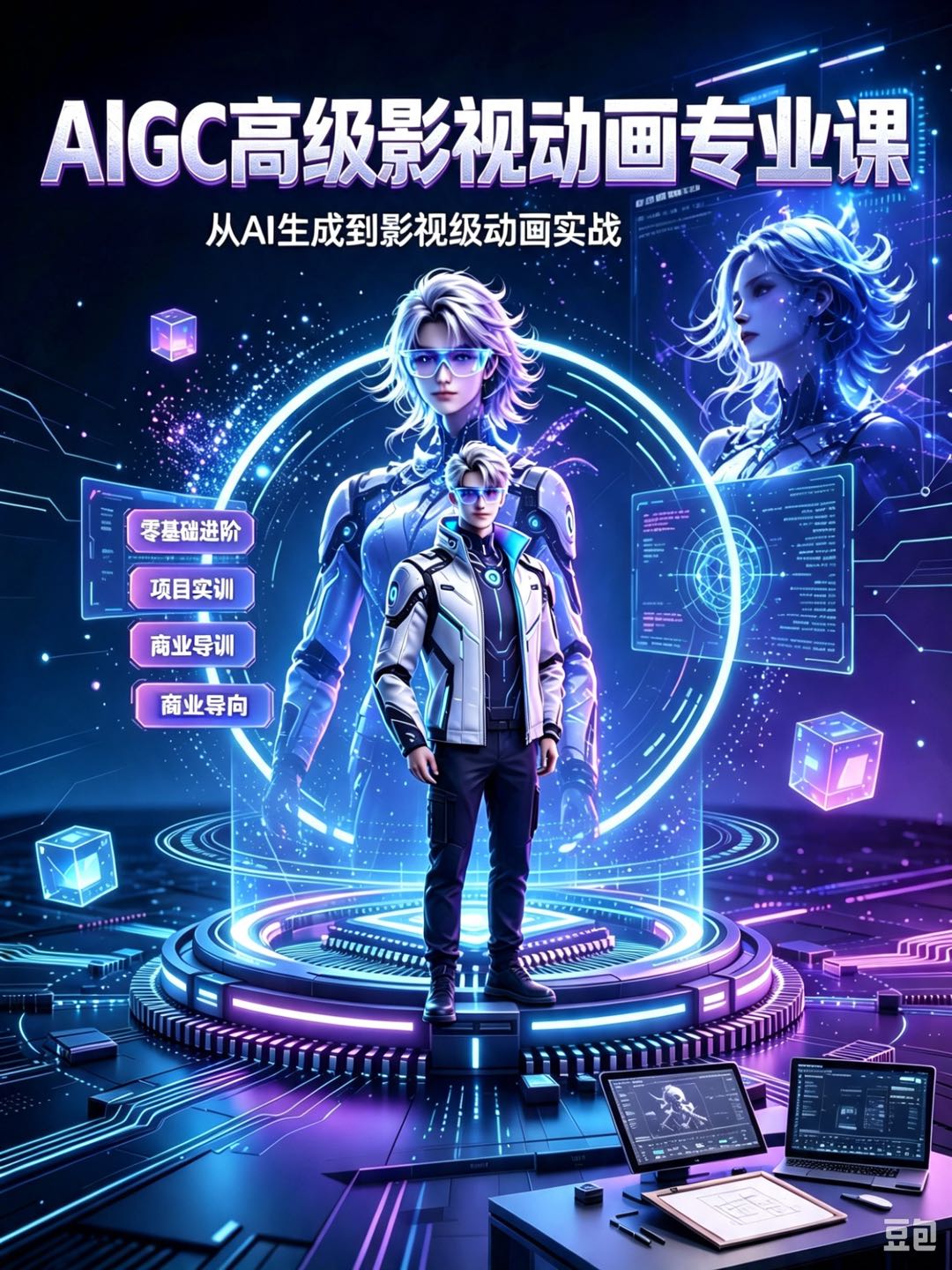 李鸿豪找合伙人AI漫剧合作：招商+培训+流量变现