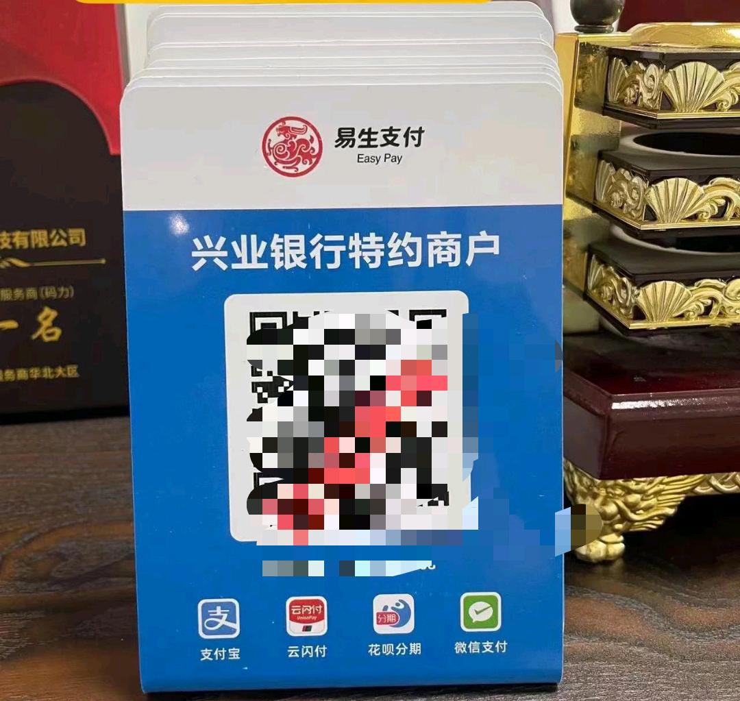 孔先生地推项目兴业银行聚合收款码，有分润，可扫花呗信用卡，个人，商户都可以办理