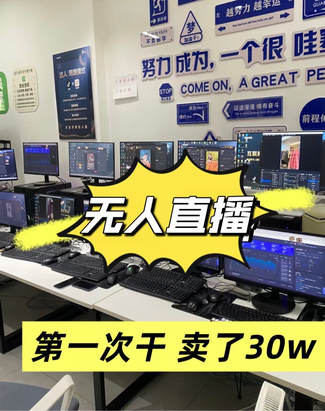 卢女士其他供需*无人直播视频素材课程*多平台适用简易操作方案