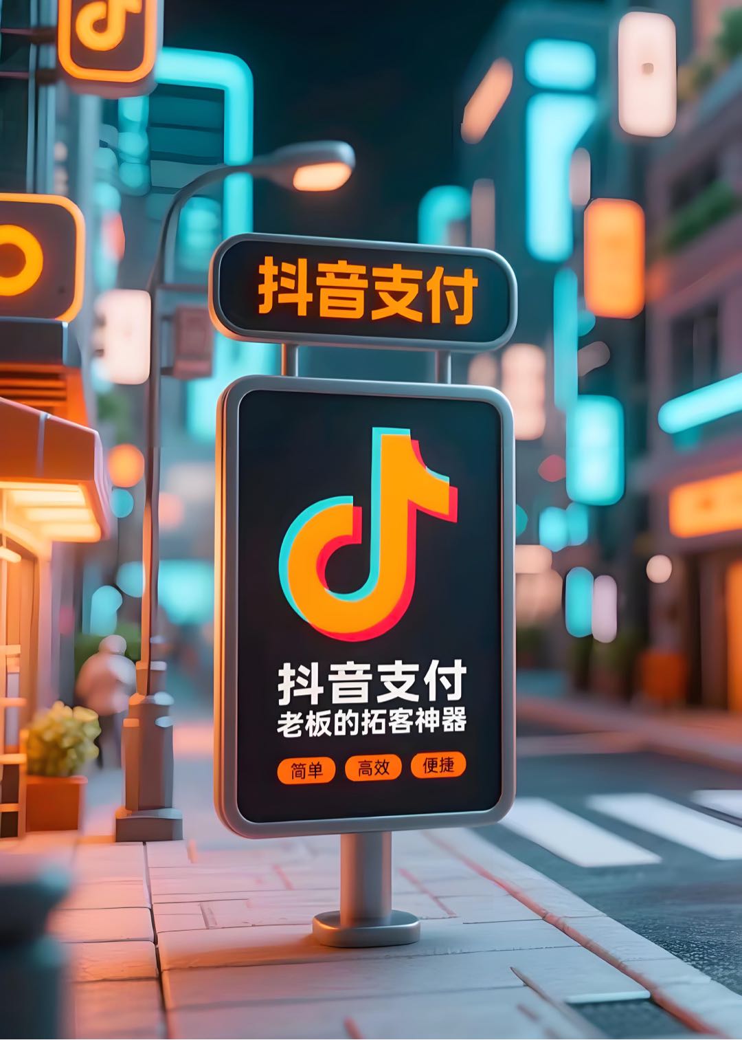韩先生地推项目抖音支付收款码