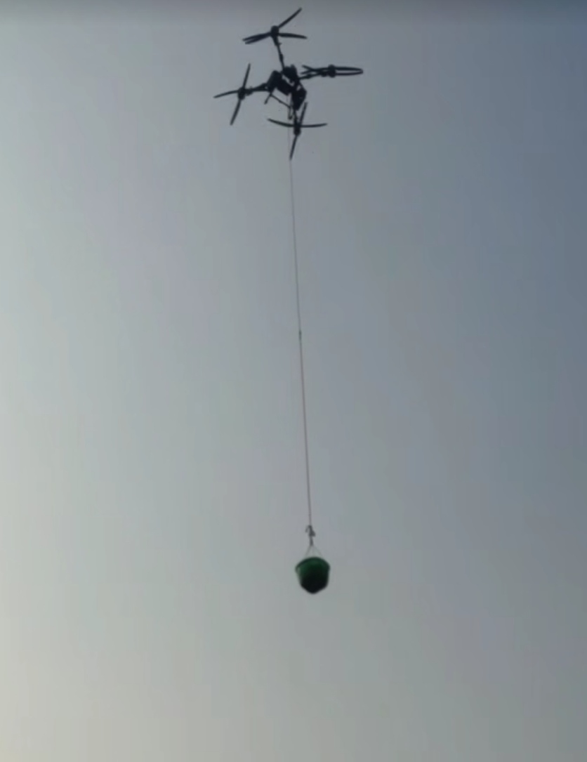 谢其勇无人机吊运、农业植保