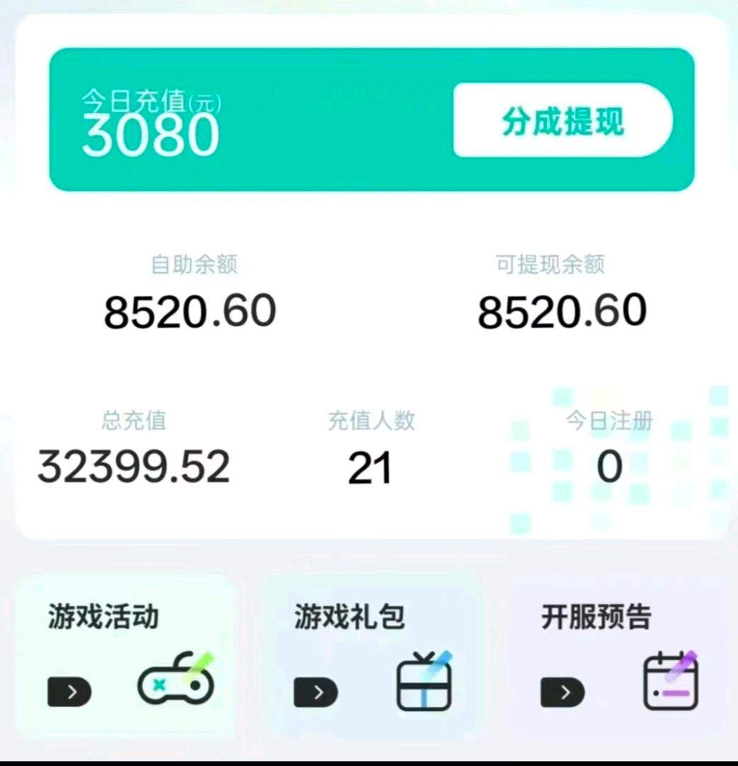 李先生找合伙人手游代理平台，传奇卡牌仙侠类，独立后台，点位60-70