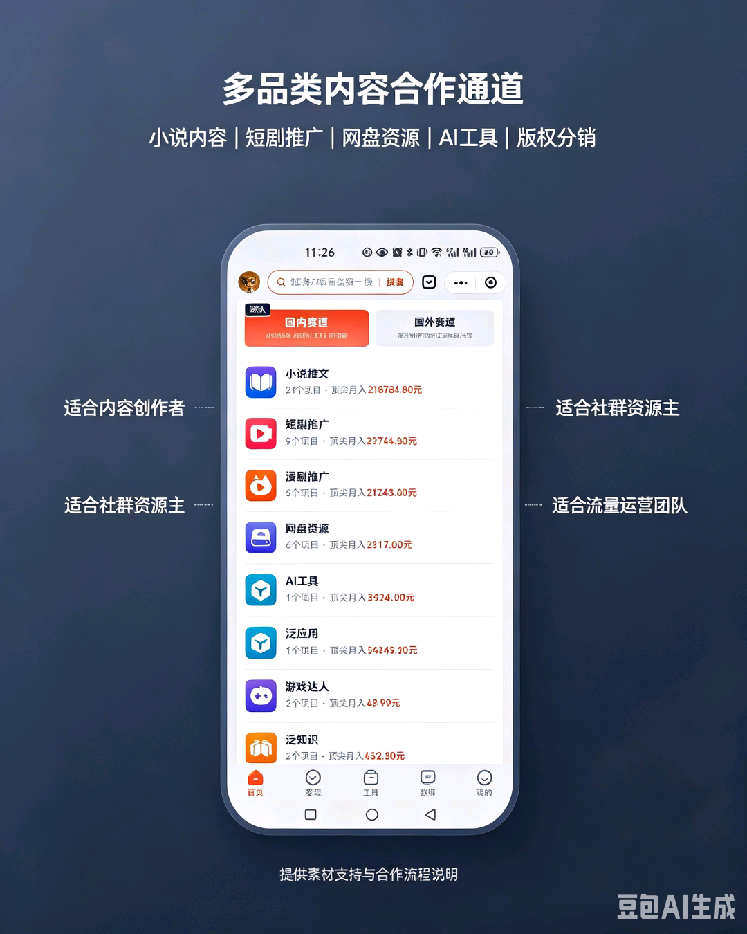 张立宁其他供需短剧小说版权分销合作,提供全套素材与运营支持,诚邀推广伙伴