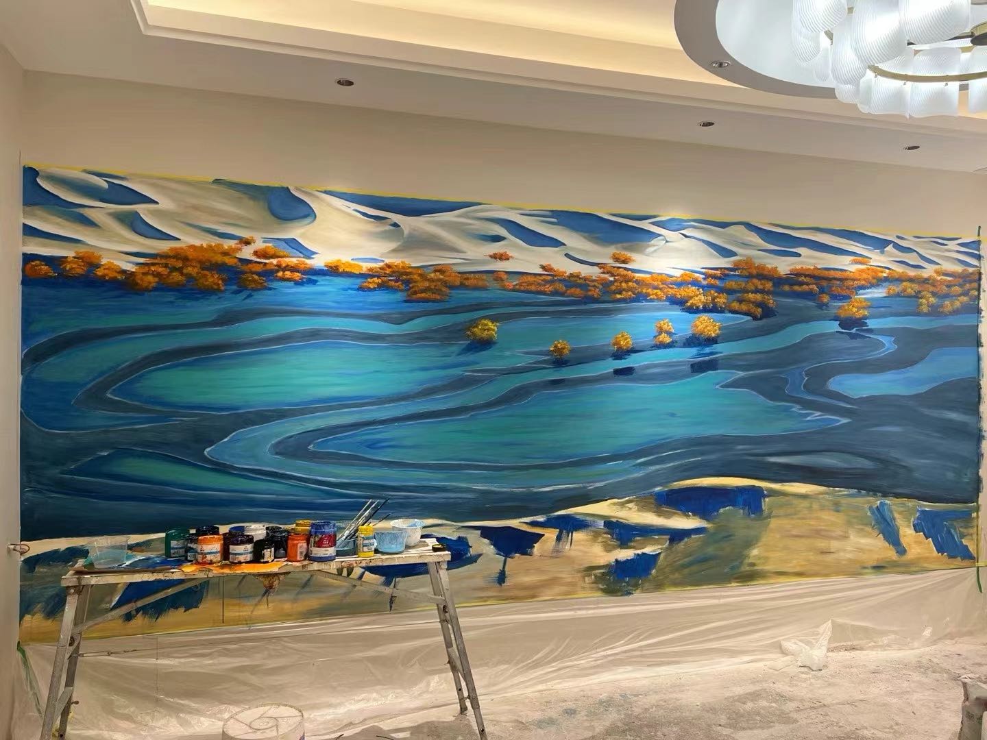王和鹏找合伙人浮雕雕塑壁画工程合作项目
