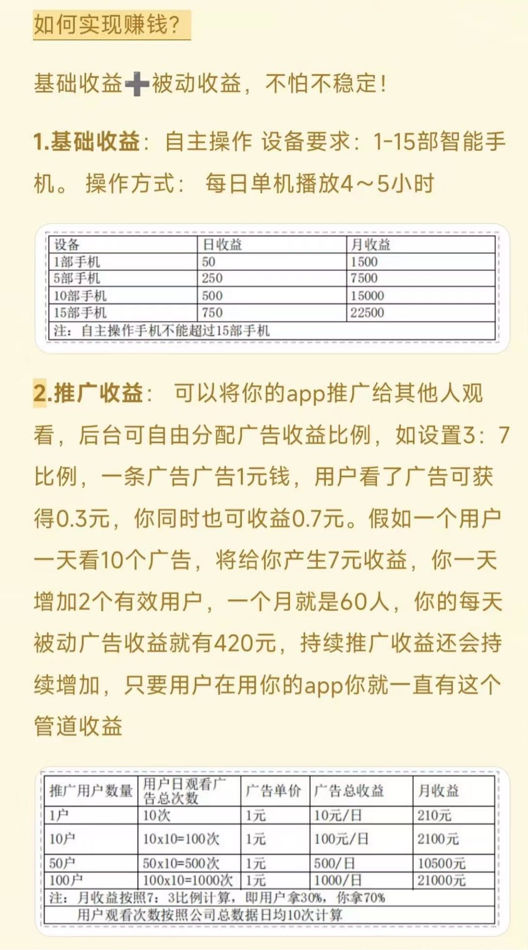 谢先生找合伙人广告变现，手机操作，单机*50-80，当天结算，独立后台有保障