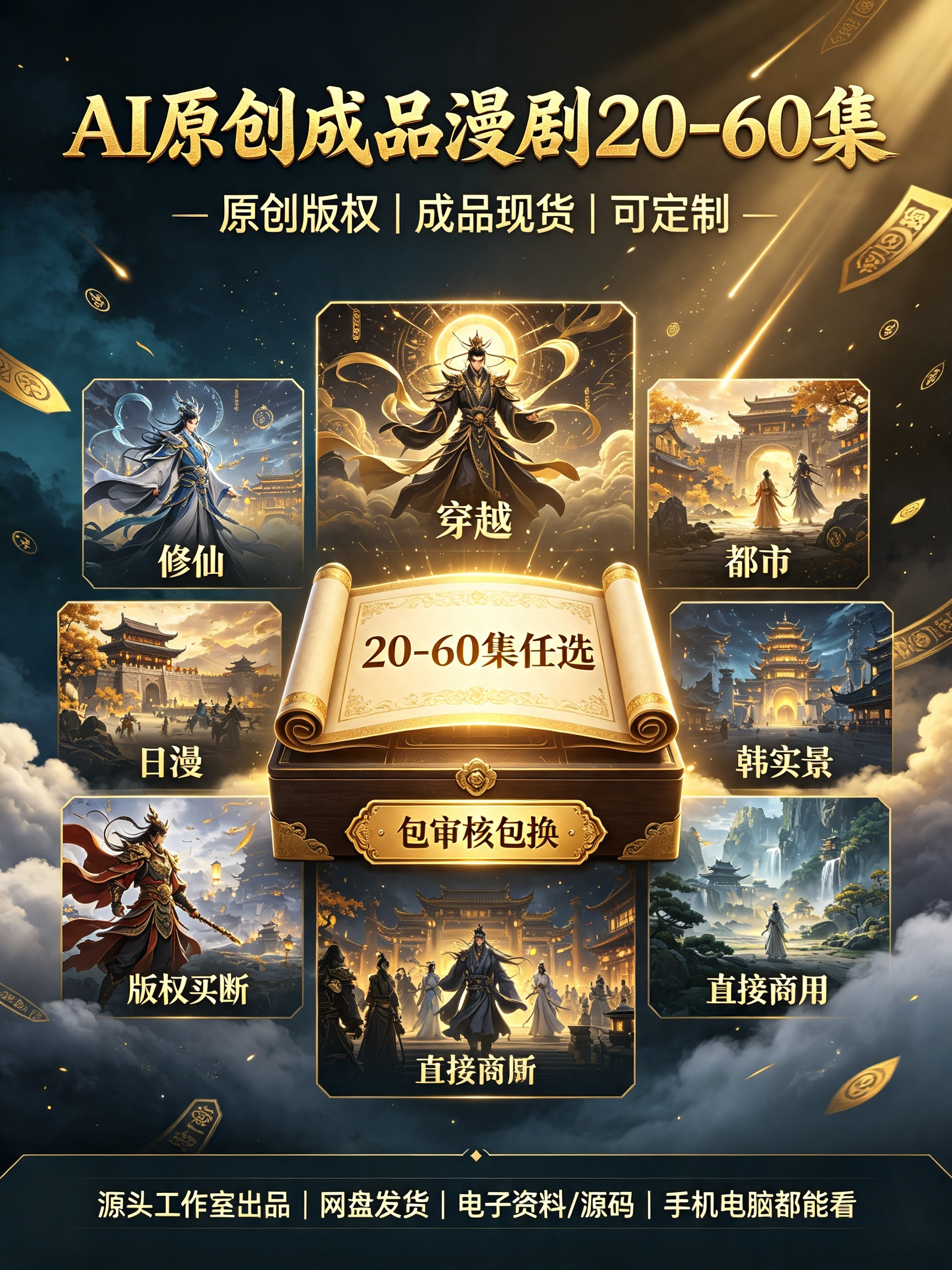 雷先生其他供需AI原创成品漫剧20-60集