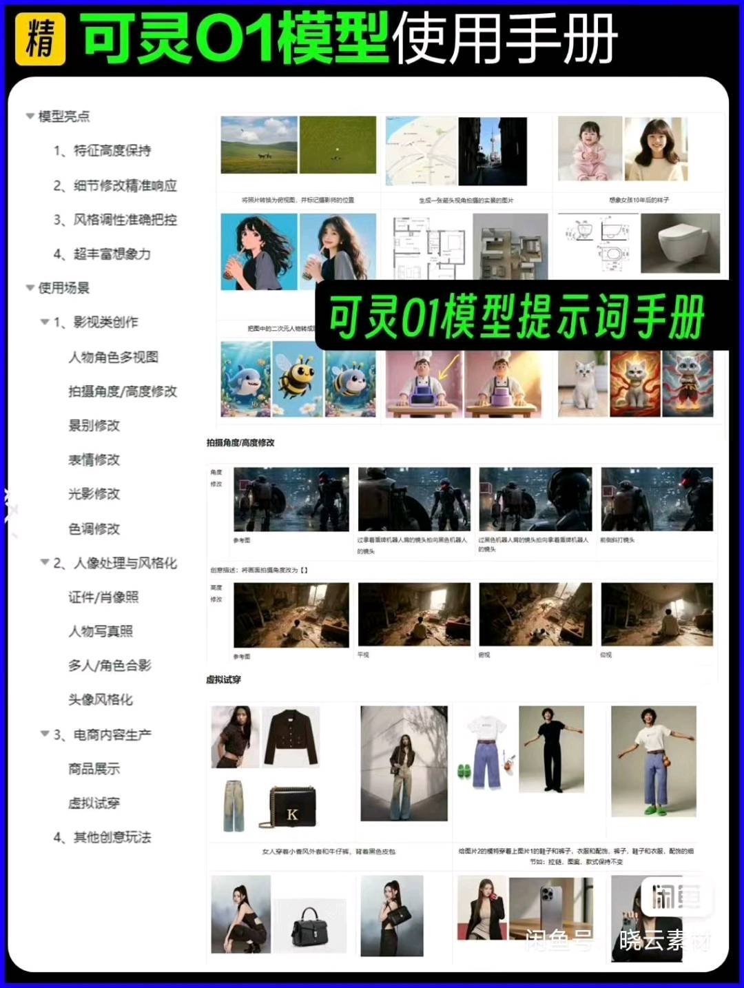 樊先生其他供需即梦提示词打包合集可灵提示词模板教程