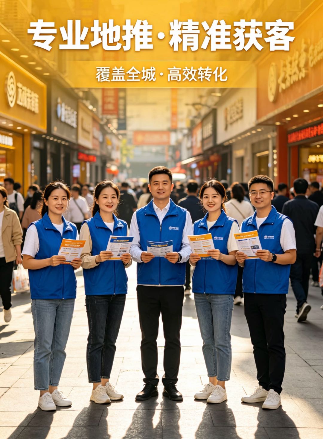 余女士推广团队全职专业线下地推+社区推广+商圈驻点，全场景拓客渠道