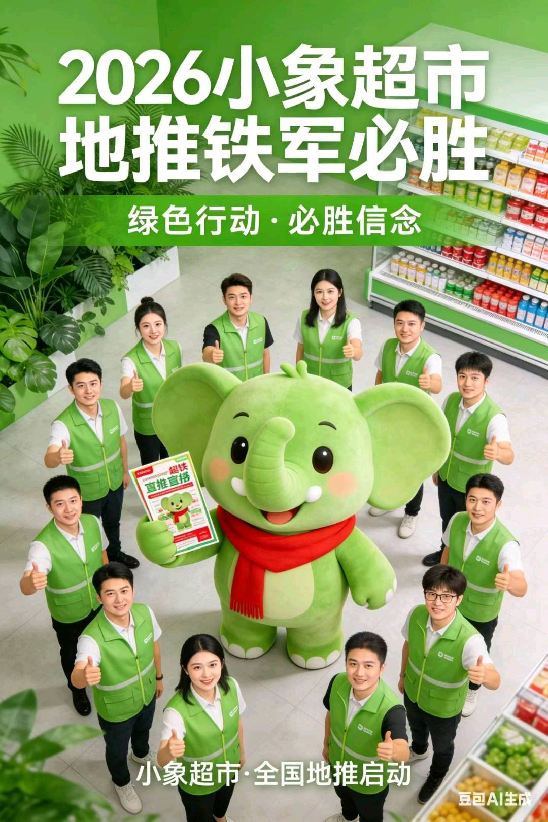 张先生地推项目川渝地区小象超市开城，欢迎地推兄弟加入