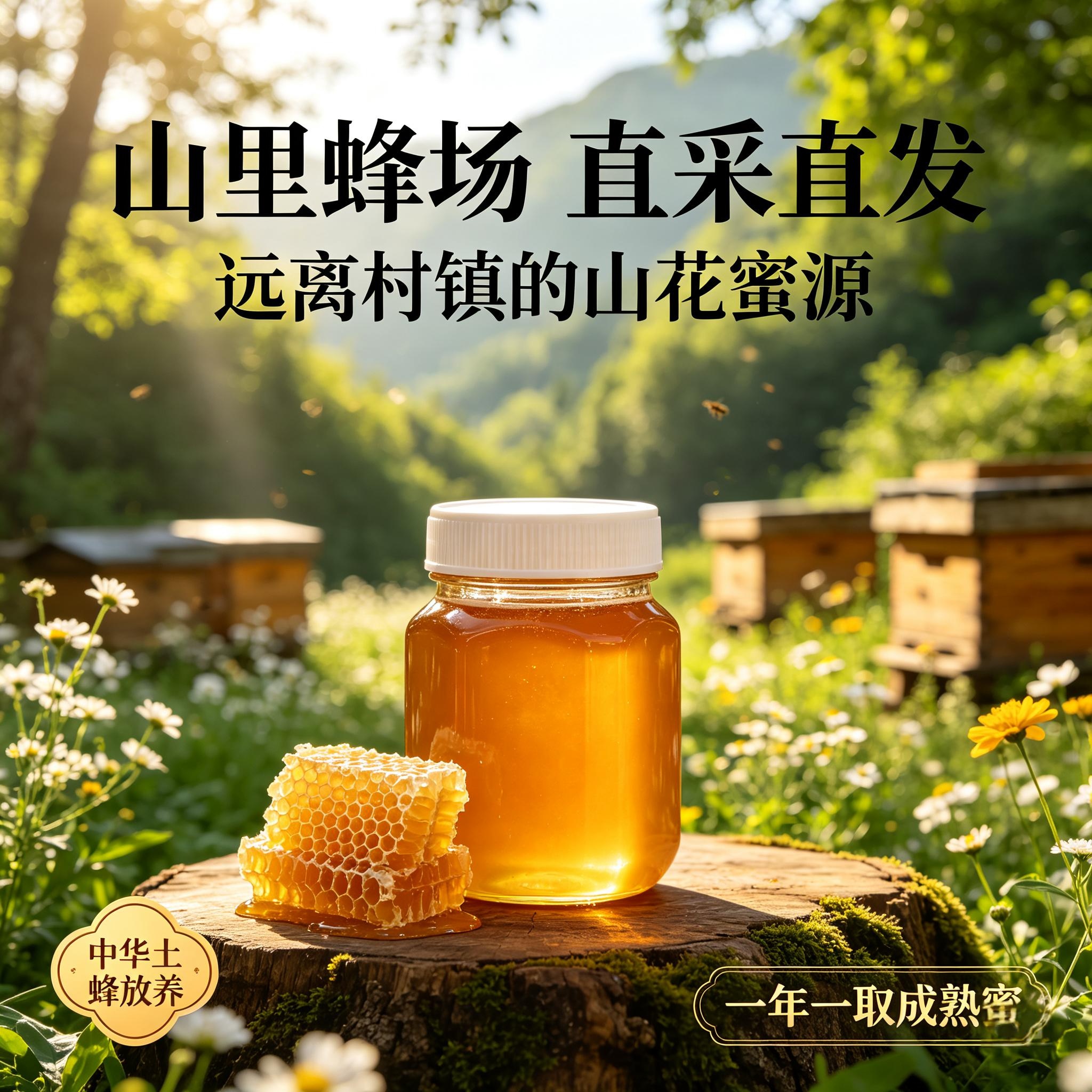 李先生品牌货源深山原生态蜂蜜42度以上支持质检