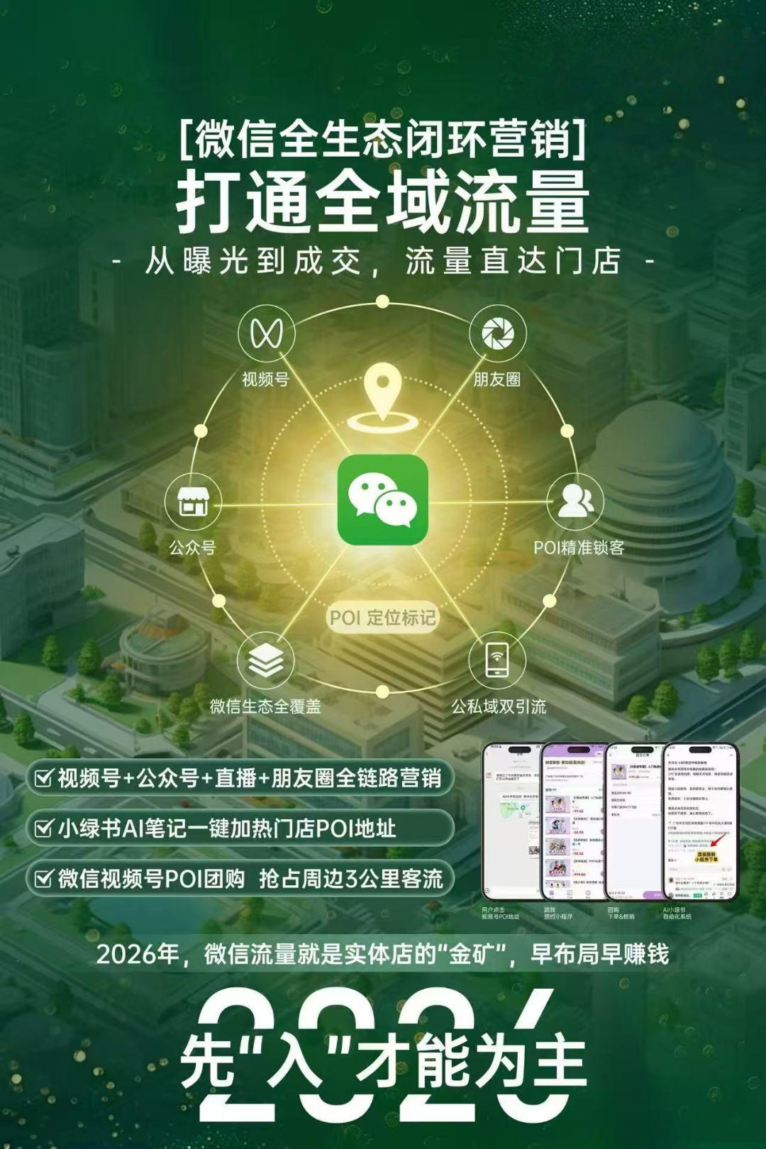 王女士视频号POI团购入驻,招本地生活服务商,30分可完成一家店