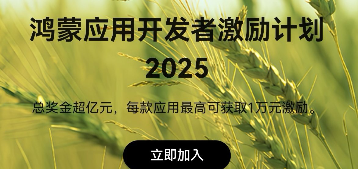 黄兰兰找合伙人鸿蒙开发者激励计划元服务板块，单一开发者最高*