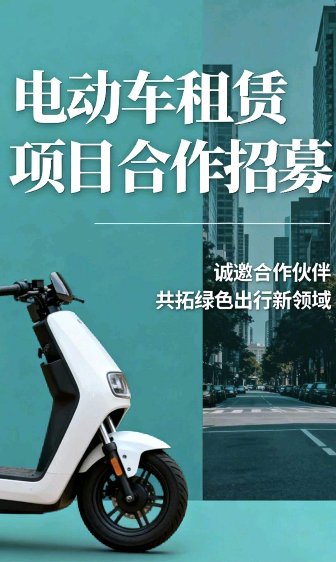 杨先生找合伙人电动车租赁项目没有了解过的可以了解一下