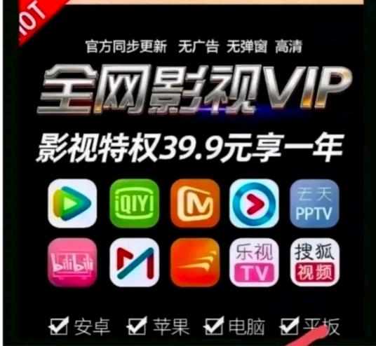 夏肖红其他供需影视会员代理项目：低成本高利润，多平台支持，操作简单