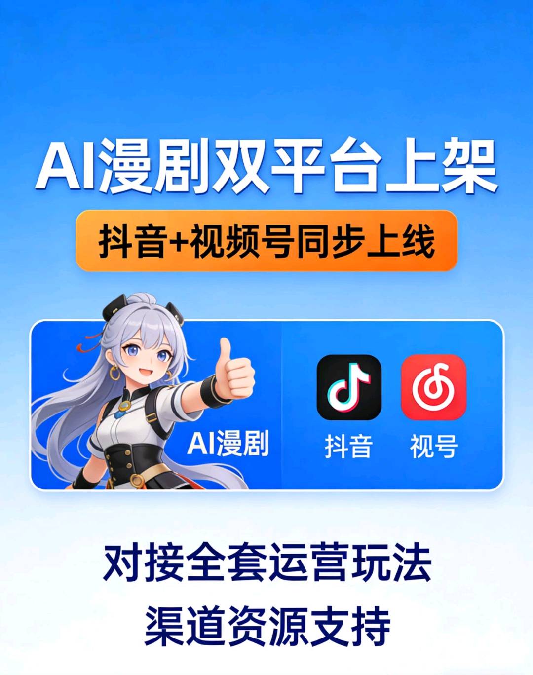 邵彬找合伙人漫剧推广,抖音,视频号!