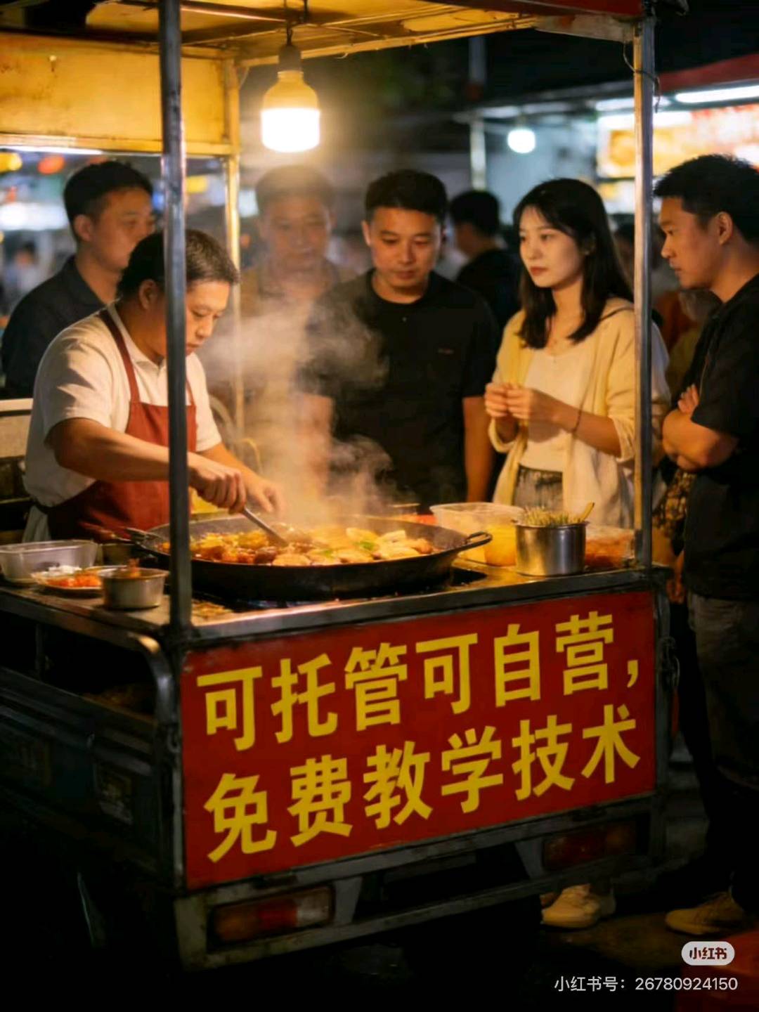 杨泉找合伙人地摊餐饮连锁合伙人