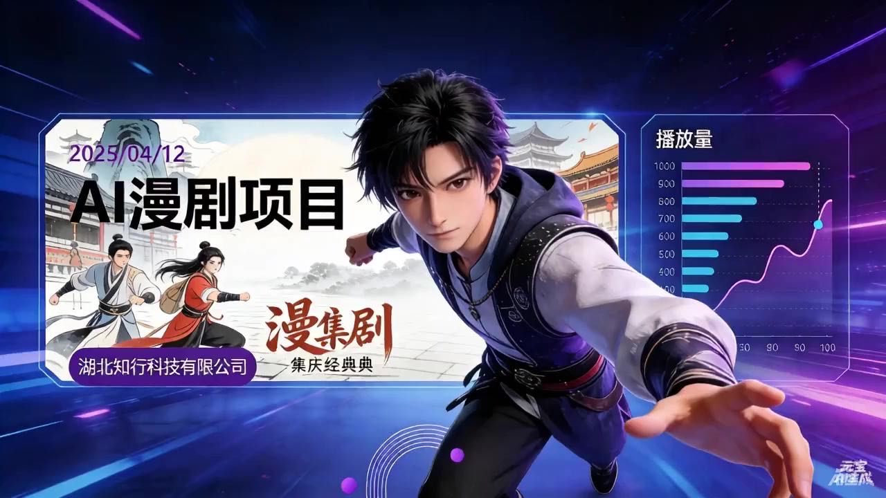 曹先生找合伙人AI漫剧项目，共享200亿市场红利，轻资产运营