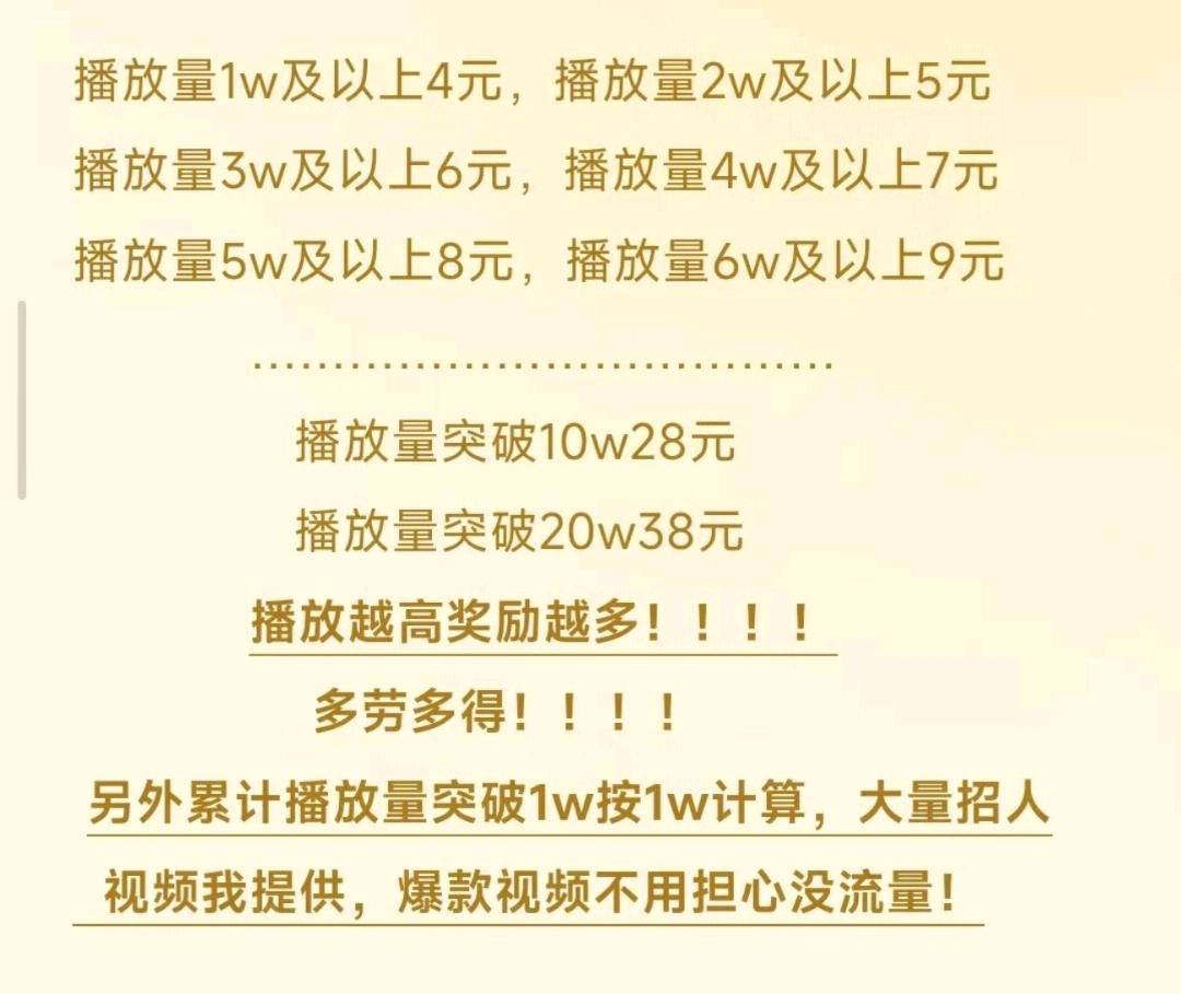 陈女士其他供需小说推文视频代发,日结