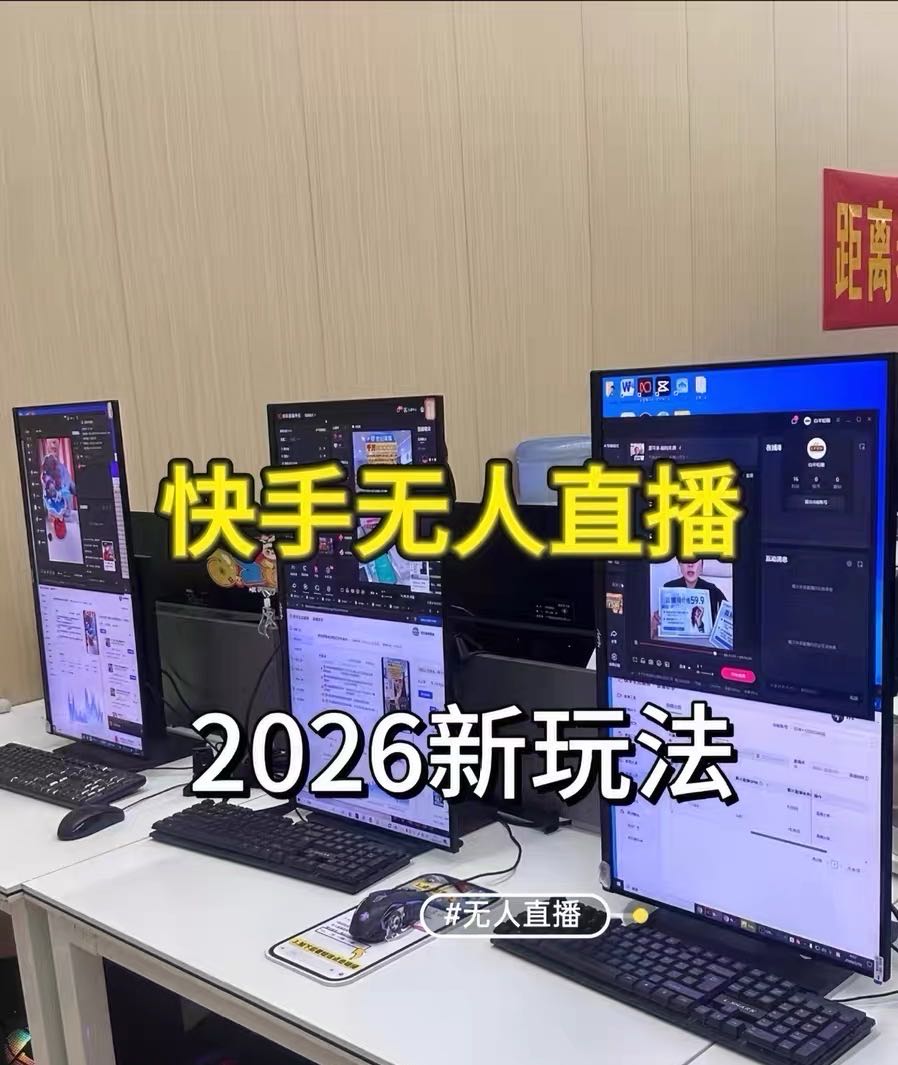 王子硕找合伙人无人直播项目*！