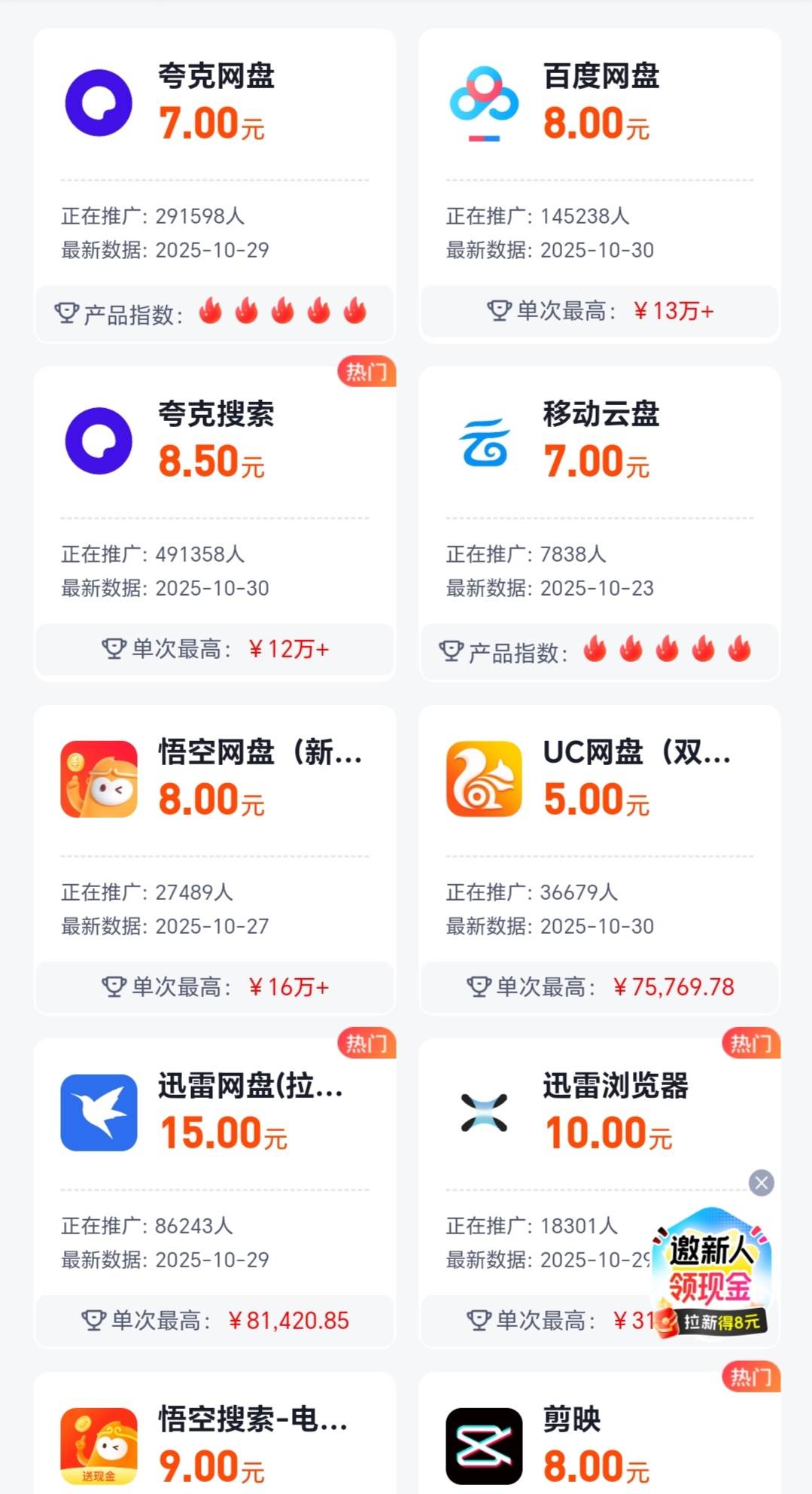 廖清山其他供需大厂app拉新，项目多又优质，靠谱实在认真干月*