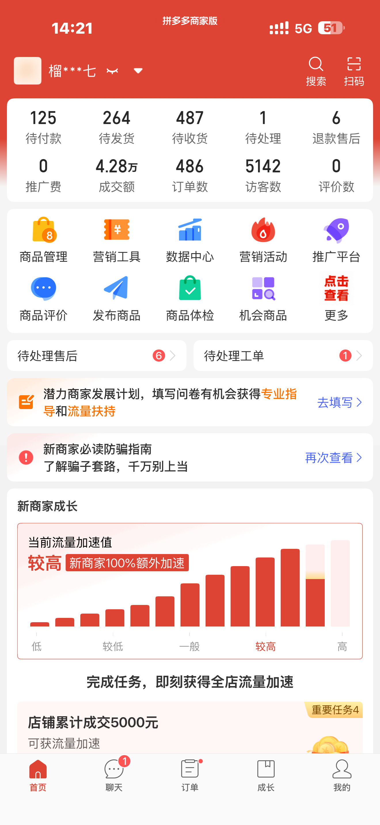 张啸风找合伙人拼多多合作，日爆200-300单，寻上班族、宝妈、大学生，免费
