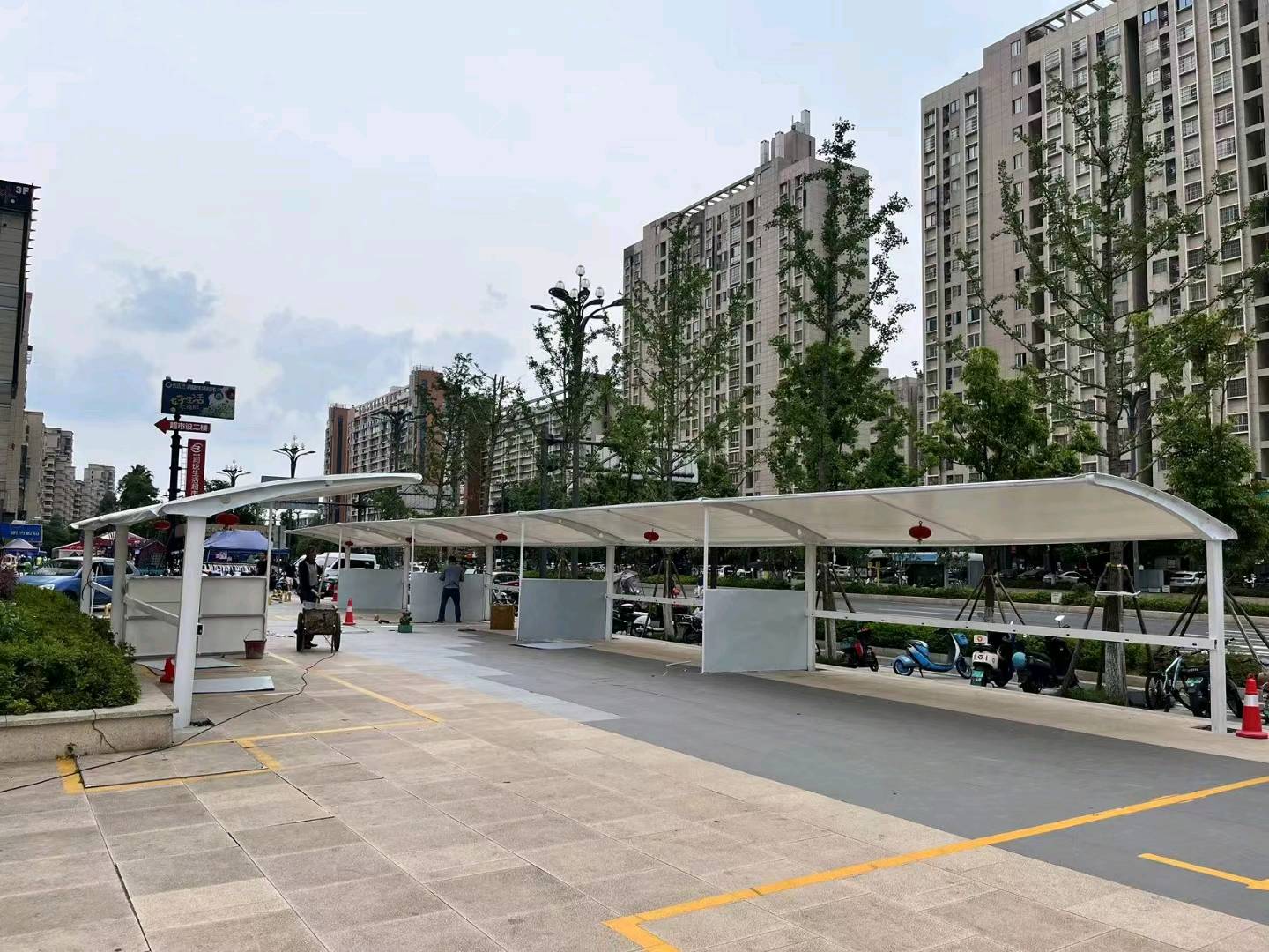 孙全地推项目二轮电动车充电桩充电篷寻场地资源