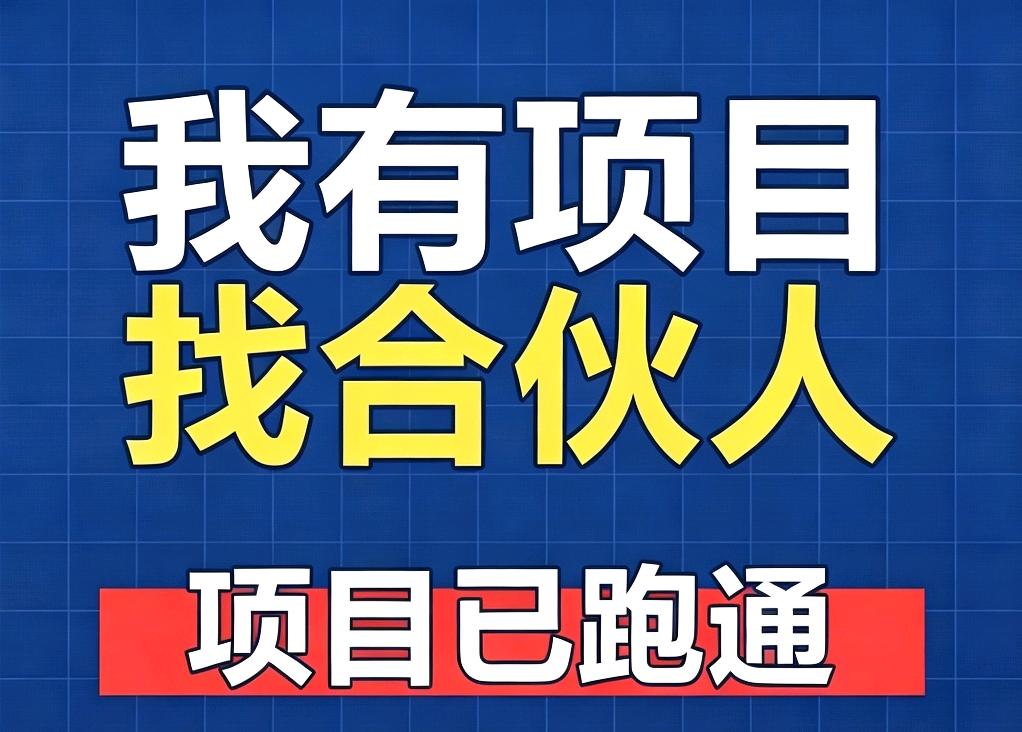 李先生找合伙人电商合伙人开店，无学费，分成模式